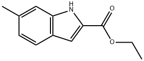 6-Methyl-1H-indole-2-carboxylic acid ethyl ester Struktur