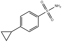 Benzenesulfonamide, 4-cyclopropyl- (9CI) Struktur