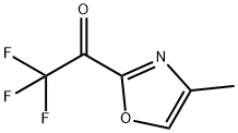 Ethanone, 2,2,2-trifluoro-1-(4-methyl-2-oxazolyl)- (9CI) Struktur