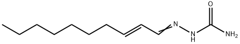 (2E)-2-Decenal semicarbazone Struktur