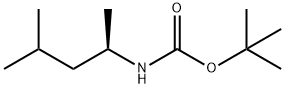 Carbamic acid, [(1R)-1,3-dimethylbutyl]-, 1,1-dimethylethyl ester (9CI) Struktur