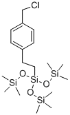 chloromethylphenethyltris(trimethylsiloxy)silane,mixed m-,p- ,a-,b-isomers Struktur