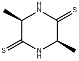 2,5-Piperazinedithione,3,6-dimethyl-,(3R-cis)-(9CI) Struktur