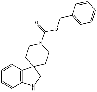 1'-(BENZYLOXYCARBONYL)SPIRO(INDOLINE-3,4'-PIPERIDINE) Struktur