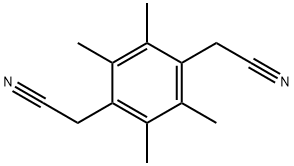 2,3,5,6-Tetramethyl-1,4-benzenediacetonitrile Struktur