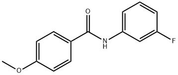 N-(3-FLUOROPHENYL)-4-METHOXYBENZAMIDE Struktur