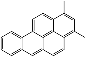 1,3-Dimethylbenzo[a]pyrene Struktur