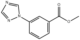 Methyl 3-(1H-1,2,4-triazol-1-yl)benzoate Struktur