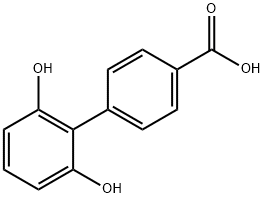 [1,1-Biphenyl]-4-carboxylicacid,2,6-dihydroxy-(9CI) Struktur