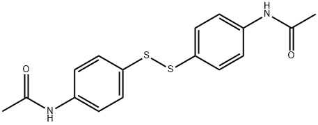 N,N'-(dithiodi-4,1-phenylene)bisacetamide Struktur