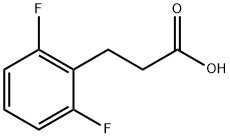 3-(2,6-Difluorophenyl)propionic Acid Struktur