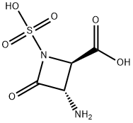 2-Azetidinecarboxylicacid,3-amino-4-oxo-1-sulfo-,(2R-trans)-(9CI) Struktur