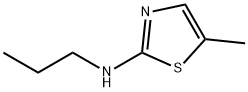 2-Thiazolamine,  5-methyl-N-propyl- Struktur