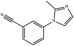 3-(2-METHYL-1H-IMIDAZOL-1-YL)BENZONITRILE Struktur