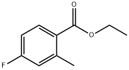 ethyl 4-fluoro-2-methylbenzoate Struktur