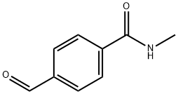 4-ホルミル-N-メチルベンズアミド 化學構造式