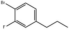 1-BroMo-2-fluoro-4-propylbenzene Struktur