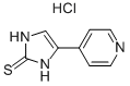 4-Pyridin-4-yl-1,3-dihydro-imidazole-2-thione  hydrochloride Struktur