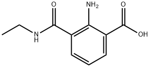 Benzoic acid, 2-amino-3-[(ethylamino)carbonyl]- (9CI) Struktur