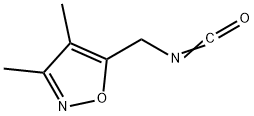 Isoxazole, 5-(isocyanatomethyl)-3,4-dimethyl- (9CI) Struktur