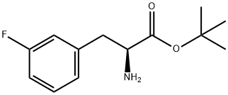 (S)-3-(3'-FLUOROPHENYL)ALANINE T-BUTYL ESTER Struktur