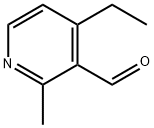 3-Pyridinecarboxaldehyde, 4-ethyl-2-methyl- (9CI) Struktur