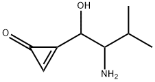 2-Cyclopropen-1-one,  2-(2-amino-1-hydroxy-3-methylbutyl)- Struktur