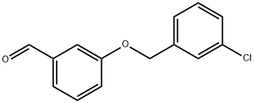 3-[(3-CHLOROBENZYL)OXY]BENZALDEHYDE Struktur