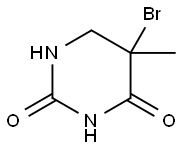 5 6-DIHYDRO-5-BROMO-5-METHYL URACIL Struktur