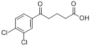 5-(3,4-DICHLOROPHENYL)-5-OXOVALERIC ACID Struktur