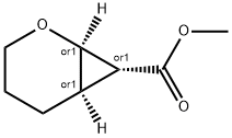 2-Oxabicyclo[4.1.0]heptane-7-carboxylicacid,methylester,(1alpha,6alpha,7alpha)-(9CI) Struktur