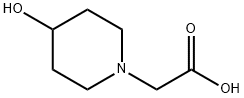 2-(4-hydroxypiperidin-1-yl)acetic acid Struktur