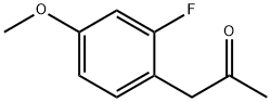 2-FLUORO-4-METHOXYPHENYLACETONE Struktur