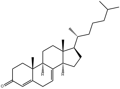 cholesta-4,7-dien-3-one Struktur