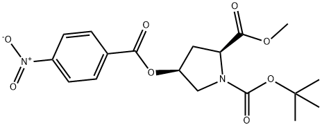 (2S,4S)-1-tert-Butyl 2-methyl 4-((4-nitrobenzoyl)-oxy)pyrrolidine-1,2-dicarboxylate