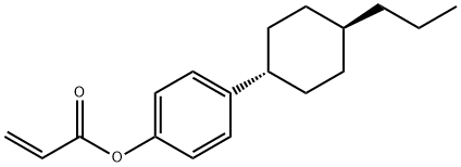 trans-4-(4'-propylcyclohexyl)phenyl acrylate Struktur