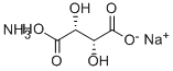 ammonium sodium tartrate  Struktur