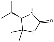 2-Oxazolidinone,5,5-dimethyl-4-(1-methylethyl)-,(4S)-(9CI) Struktur