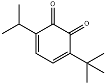 3,5-Cyclohexadiene-1,2-dione, 3-(1,1-dimethylethyl)-6-(1-methylethyl)- (9CI) Struktur