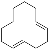 (1E,5E)-1,5-Cyclododecadiene Struktur