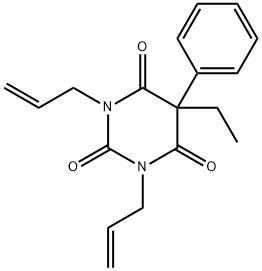 1,3-Diallyl-5-ethyl-5-phenylpyrimidine-2,4,6(1H,3H,5H)-trione Struktur