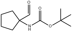 N-(TERT-BUTOXYCARBONYL)-1-AMINO-1-CYCLOPENTANECARBOXALDEHYDE Struktur