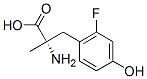 2-fluoro-alpha-methyltyrosine Struktur