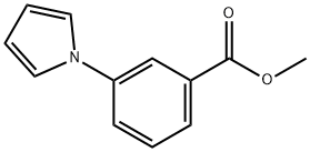 benzoic acid, 3-(1H-pyrrol-1-yl)-, methyl ester Struktur