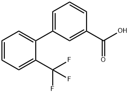 2'-TRIFLUOROMETHYL-BIPHENYL-3-CARBOXYLIC ACID Struktur