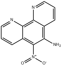 5-nitro-6-amino-1,10-phenanthroline Struktur