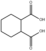 1,2-CYCLOHEXANEDICARBOXYLIC ACID Struktur