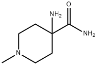 4-Piperidinecarboxamide,4-amino-1-methyl-(9CI) Struktur