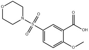 2-METHOXY-5-(MORPHOLINE-4-SULFONYL)-BENZOIC ACID Struktur