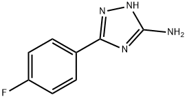 5-(4-FLUOROPHENYL)-4H-1,2,4-TRIAZOL-3-AMINE Struktur